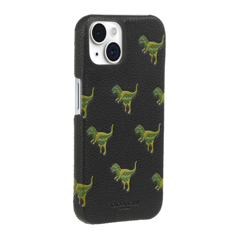 Coach Leather Slim Wrap Case for iPhone 15 Series CH053002